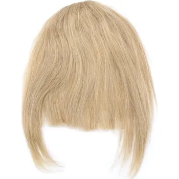 Příčesek Clip in ofina 100% lidské vlasy - REMY - přírodní/světlejší blond