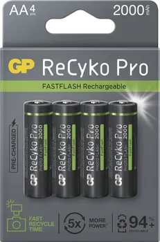 Článková baterie GP ReCyko Pro Photo Flash HR6 AA 4 ks