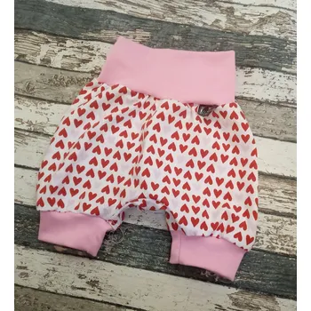 Dívčí kraťasy Yháček Kraťásky/tříčtvrťáky Yháček, Malá srdíčka Velikost: 68