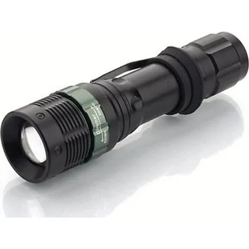 Svítilna Solight LED kovová svítilna, 150lm, 3W CREE LED, černá, fokus, 3 x AAA - WL09