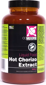 Návnadová surovina CC Moore Liquid Food 500 ml Hot Chorizo