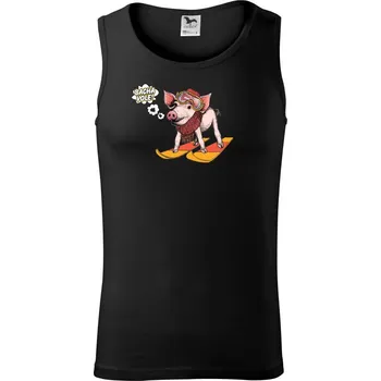 Pánské termoprádlo Bacha vole, prase! - Tílko pánské Core - M ( Černá )