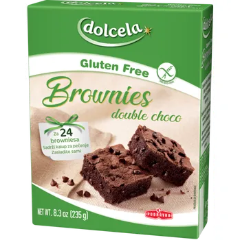 Čokoláda Brownies s kousky čokolády 235 g