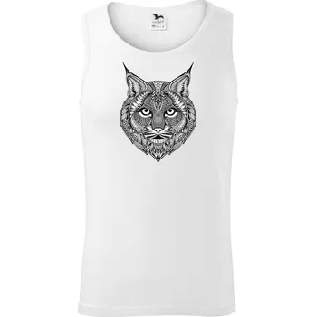 Rys kreslený - Tílko pánské Core - 2XL ( Bílá )