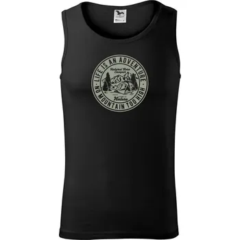Life Is An Adventure - Tílko pánské Core - 2XL ( Černá )