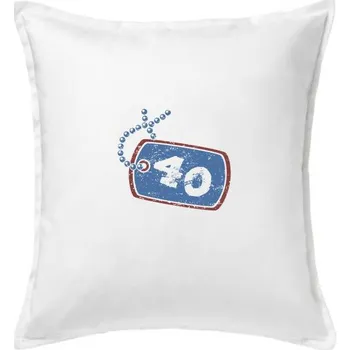 Polštář 40 na krku - Polštář 50x50 - 50x50 - Pouze potah ( Bílá )