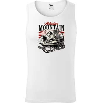 Sněžný skútr kostra - Tílko pánské Core - L ( Bílá )