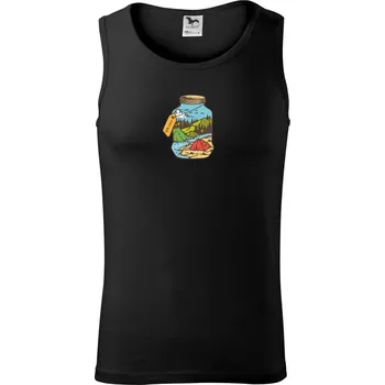 100 procent natur - Tílko pánské Core - 2XL ( Černá )