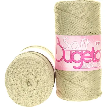 Příze Bugeto Soft Macrame krémově zelenkavá 106