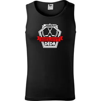 Pánské termoprádlo Jsem hokejový děda / hokejová bába - Tílko pánské Core - 2XL ( Černá )