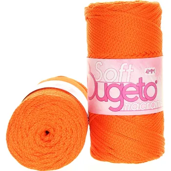 Příze Bugeto Soft Macrame oranžová 123