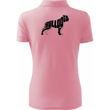 Buldog - Polokošile dámská Pique Polo - XS ( Růžová )