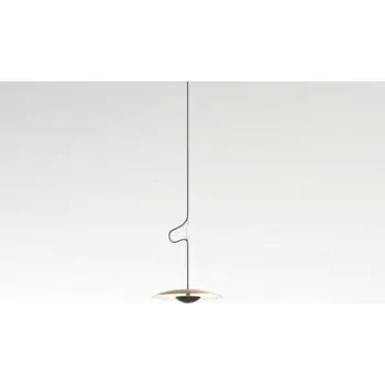 Marset Závěsná lampa Ginger Ø 19,5 cm - mosazná+bílá