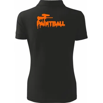 Paintball zbraň - Polokošile dámská Pique Polo - 2XL ( Černá )