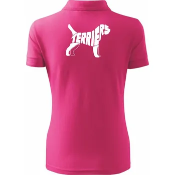 Terier - Polokošile dámská Pique Polo - 3XL ( Purpurová )