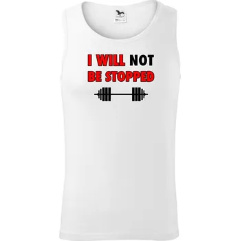 I will not be stopped - Tílko pánské Core - XL ( Bílá )