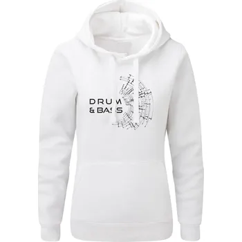 Dámská mikina Dámská mikina s kapucí DNB Signal Velikost: XS, Barva: Bílá