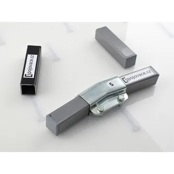 Tesařské kování Spojovače.cz Spojka jeklu (jaklu) 25x25 mm 165°, typ 5