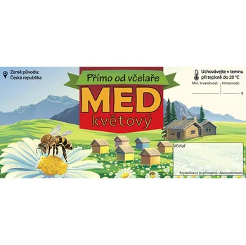 JaHan Etiketa MED - květový, typ 1