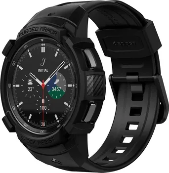Příslušenství k chytrým hodinkám Spigen Rugged Armor pro Samsung Galaxy Watch 4 Classic 46 mm Matte Black