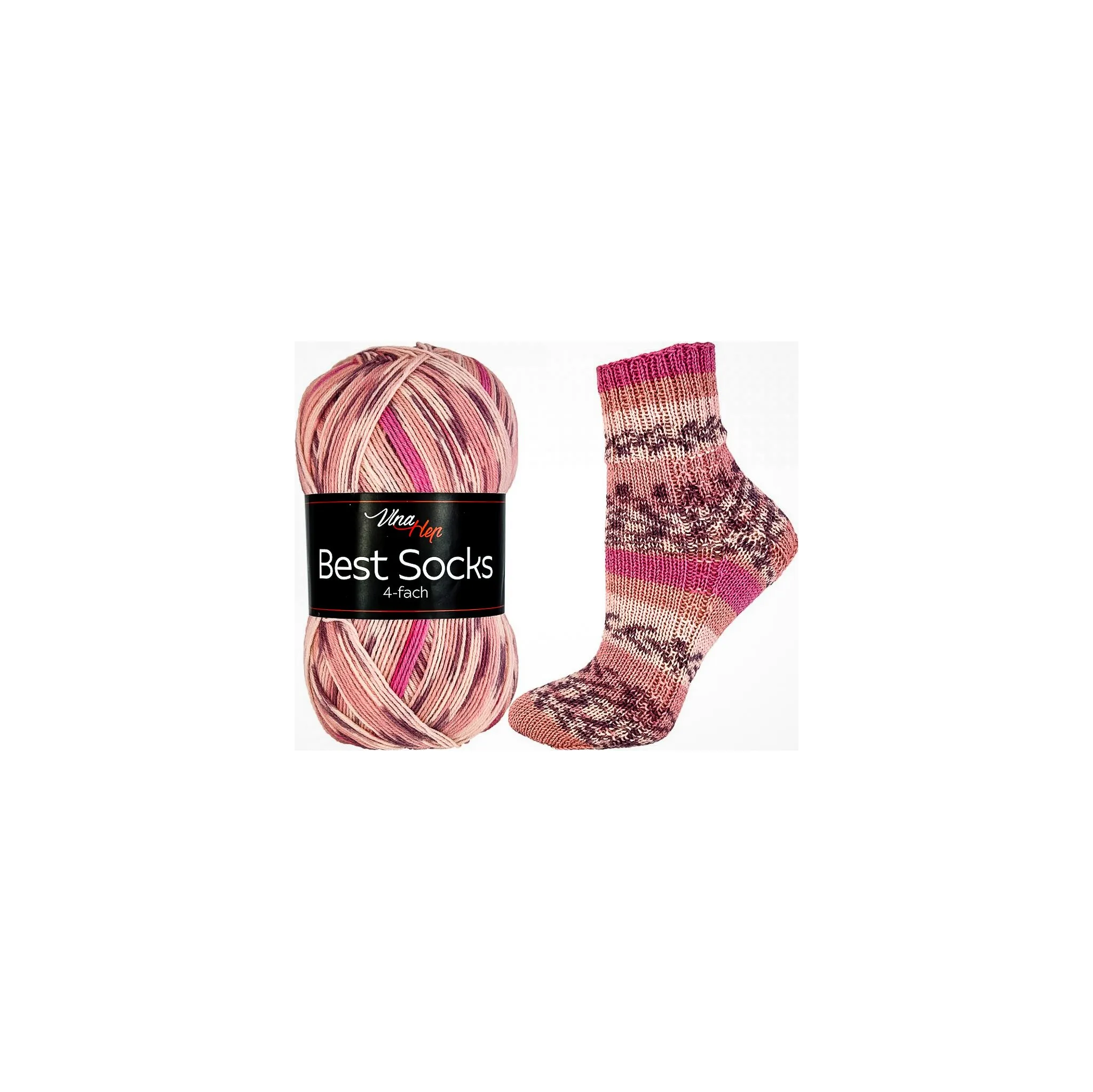 Fotografie 1 - Příze Vlna-Hep Best Socks 4-fach 7303
