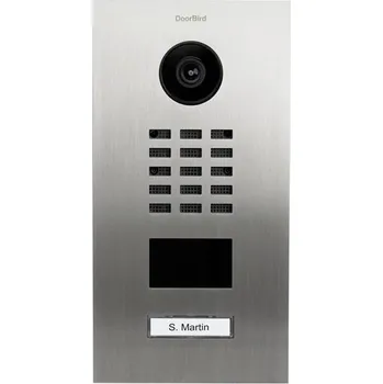Domovní zvonek DoorBird D2101V LAN domovní IP/video telefon venkovní jednotka, Nerezová ocel V2A (s práškovým nástřikem), 423870055