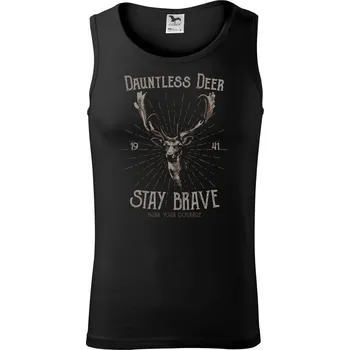 Deer staybrave - Tílko pánské Core - L ( Černá )