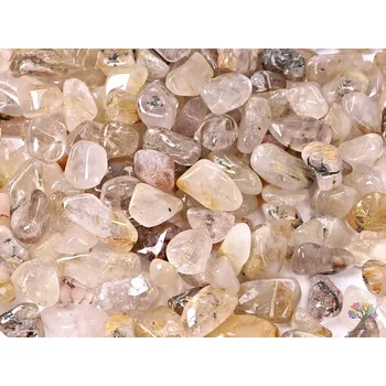 Drahý kámen Magieprirody.cz Tromlovaný kámen Sagenit S velikost 10 - 25 mm - Brazílie #215 Množství: 1ks