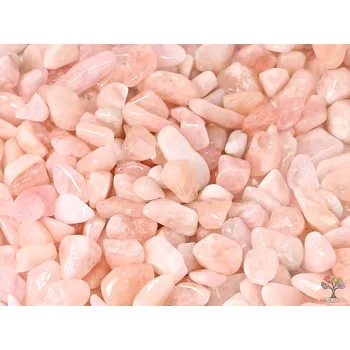 Přírodní kámen Magieprirody.cz Tromlovaný kámen Morganit S velikost 10 - 30 mm - Afrika #169 Množství: 500g