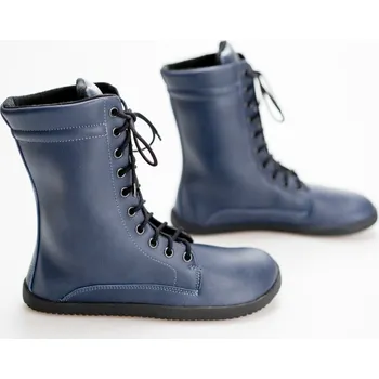 Dámská zimní obuv Ahinsa (pod)zimní vysoké Jaya Bare Modrá Velikost: 39