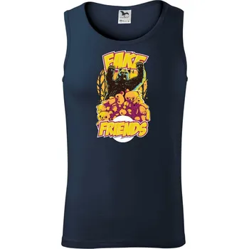 Fake Friends - Tílko pánské Core - M ( Námořní modrá (velmi tmavá - téměř černá) )