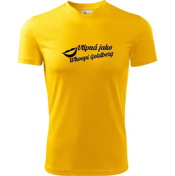 Chlapecké tričko Vtipná jako Whoopi Goldberg - Dětské triko sportovní (dresovina) - 158 cm/12 let ( Žlutá )