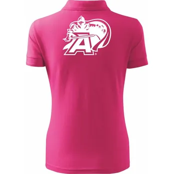 Black Knight - Cape Man - Polokošile dámská Pique Polo - 2XL ( Purpurová )