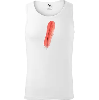 Barevné pírko - Tílko pánské Core - XL ( Bílá )