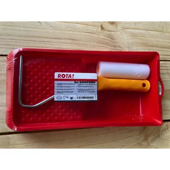 Malířská a lakýrnická sada - váleček, držák, vanička