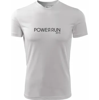 Power run - Dětské triko sportovní (dresovina) - 146 cm/10 let ( Bílá )