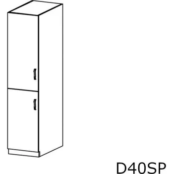 Kuchyňská skříňka MAMBA potravinová skříňka Lungo D40SP, dub artisan/šedá