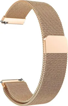 Řemínek na hodinky Eternico Elegance Milanese Quick Release 20 mm růžovo-zlatý