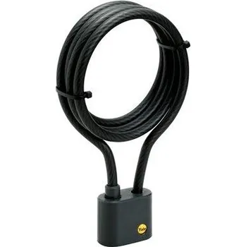 Zámek na kolo YALE lankový cyklozámek YCL1/10/80/1