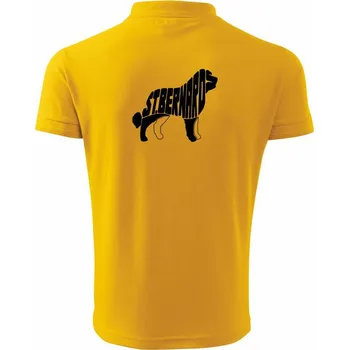 Pánská košile Bernardýn - Polokošile pánská Pique Polo 203 - 3XL ( Žlutá )