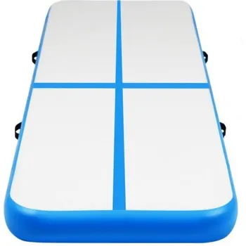 Žíněnka physionics Airtrack 500 x 100 x 10 cm, modrá