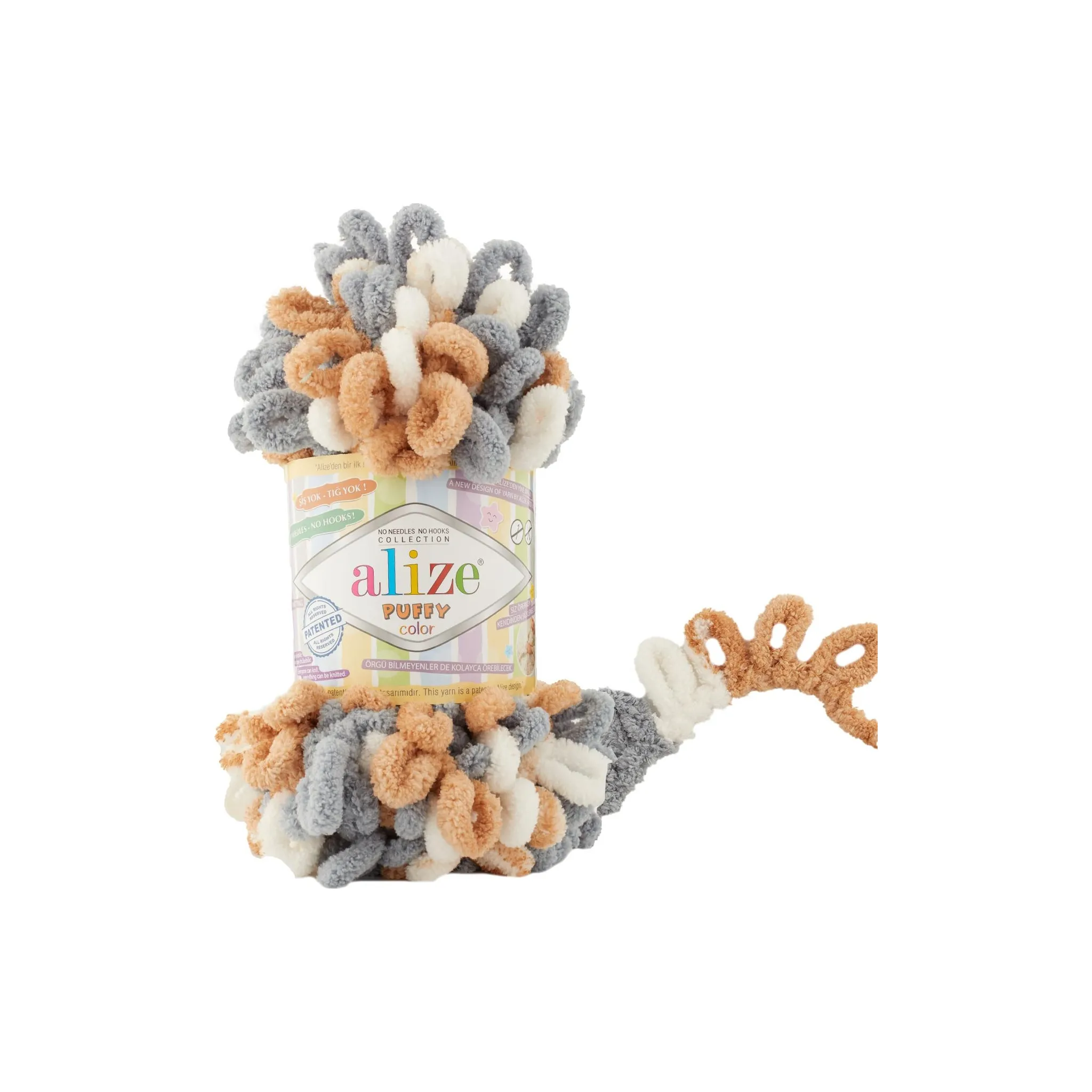Fotografie 1 - Příze Alize Puffy Color 6395