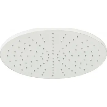 Sprchová hlavice Sanjet Hlavová sprcha kulatá BÍLÁ MAT ø20 cm ECOAIR, ABS plast