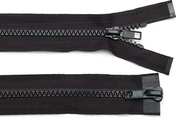 Zip Stoklasa Zip kostěný dělitelný 2 jezdce 322 5 mm 95 cm černý