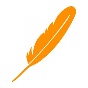 Samolepící dekorace Peříčko 005 pravá (06 - oranžová) SAMOLEPKA NA AUTO, NÁLEPKA, FÓLIE, POLEP, TUNING, VLASTNÍ TEXT, TISK, AUTOSAMOLEPKY.cz, POLEPY, OBRÁZEK, LOGO, 3D STICKERS