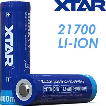 Článková baterie Baterie Li-ion 21700 Xtar 4900mAh 10A