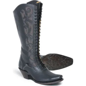 Jezdecká obuv dámské westernové boty WBL-30 Velikost: 37