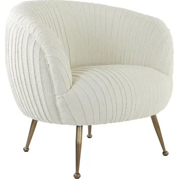 Křeslo Krémové designové křeslo Tilton bouclé - 78*60*75cm