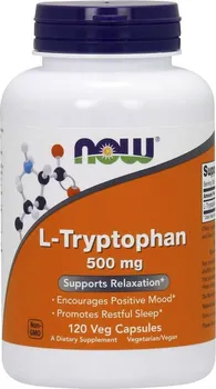Přírodní produkt Now Foods L-Tryptophan 500 mg 120 cps.