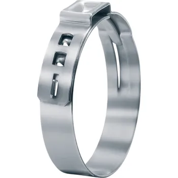 Nerezová objímka / svorka pro motocyklové hadice OETIKER CLAMP rozměr 11,3 - 13,8 mm, 10 kusů v balení